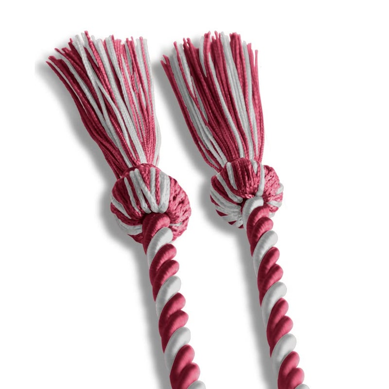 Endea Graduation Single Honor Cord Two-Color (Maroon/White) - Image 4